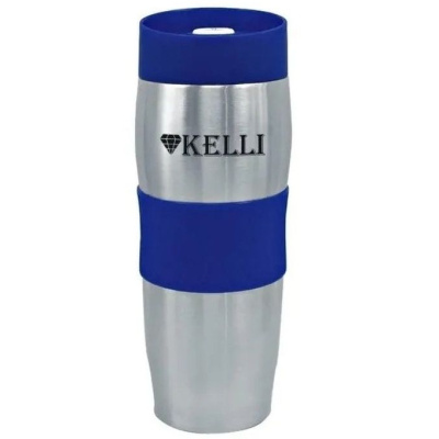 Термокружка Kelli из нержавеющей стали, синий, 0,4 л