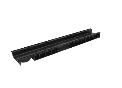 Канал пластиковый ECOTECK LITE DN100 1010х153х69 мм (А15-С250) черный купить в отделе магазина Экономстрой