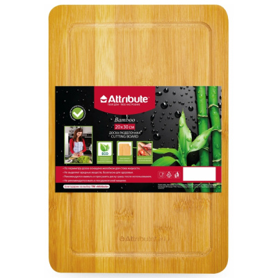 Доска разделочная Attribute, Bamboo, 30х20 см купить в отделе магазина Экономстрой
