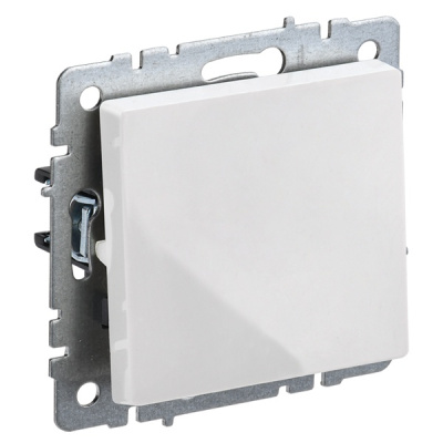 Выключатель 1 клавишный BRITE IEK, белый, BR-V10-0-10-K01 купить в отделе магазина Экономстрой