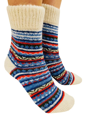 Носки женские Truly Wooly, "Жаккард", из овечьей шерсти, размер 23-25 купить в отделе магазина Экономстрой
