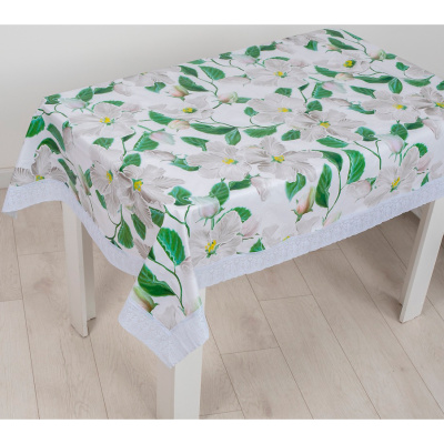 Скатерть Flannel, Белая орхидея, 122х152 см