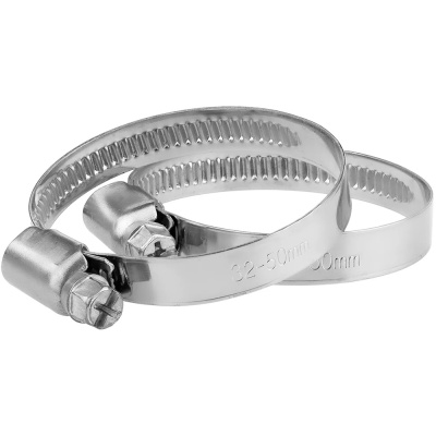 Хомут обжимной 9 мм MasterProf из нержавеющей стали 32-50 мм (2 шт) купить в отделе магазина Экономстрой