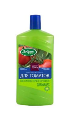 Удобрение органо-минеральное для томатов, баклажанов, сладкого перца 1 л Добрая сила купить в отделе магазина Экономстрой