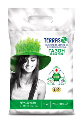 Удобрение сухое тукосмесь TerraSol Газон Весна Лето 5 кг купить в отделе магазина Экономстрой