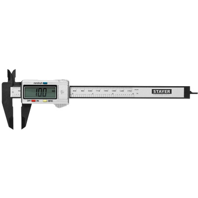 Штангенциркуль электронный Stayer Master, шаг измерения 0,1, 150 мм