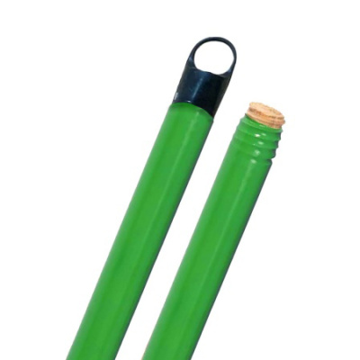 Черенок деревянный с резьбой в оплетке, 25х1200 мм, (зеленый) купить в отделе магазина Экономстрой