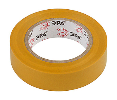 Изолента ПВХ ЭРА 15мм х 10м желтая купить в отделе магазина Экономстрой