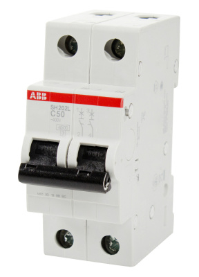 Автоматический выключатель ABB SH202L C16, 2P (16А; 4,5kA), 2CDS242001R0164