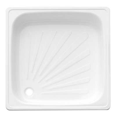 Поддон душевой, рифленый, стальной, эмаль, 80х80х0,15 см купить в отделе магазина Экономстрой