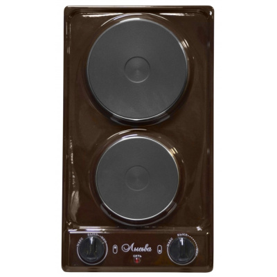 Плитка электрическая Лысьва, ЭПБ 22, 2 конфорки, коричневый, 2,2 кВт купить в отделе магазина Экономстрой