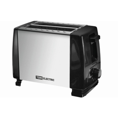 Тостер TDM, "Утро", черный, 2 тоста, 700 Вт купить в отделе магазина Экономстрой
