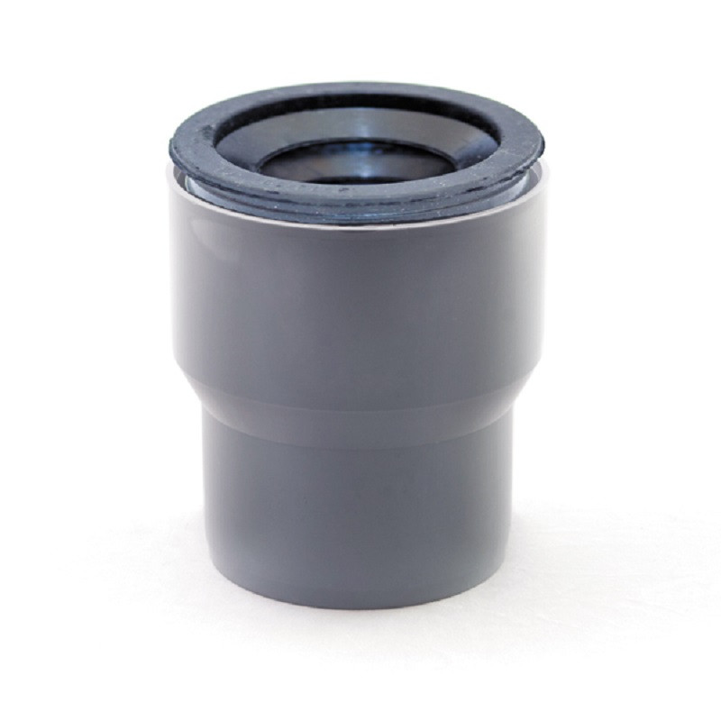 Переход с пластика на чугун в комплекте с манжетой 110/124 15580 купить в отделе Внутренняя канализация (серая) магазина Экономстрой