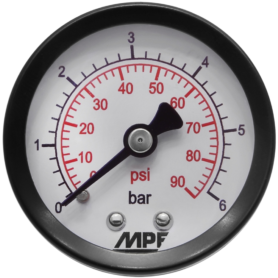 Манометр аксиальный, 6 Бар, класс точности 2,5, 1/4" наружная, MP-У ИС.161741 купить в отделе Манометры магазина Экономстрой