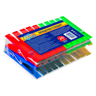 Прищепки York Стандарт Azur, 20 шт купить в отделе магазина Экономстрой