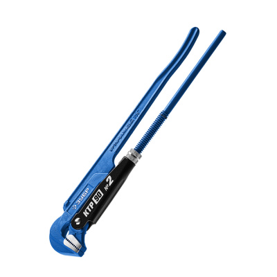 Ключ трубный рычажный Зубр КТР-90, прямые губки, цельнокованый, Сr-V, №2, 1,5" купить в отделе магазина Экономстрой