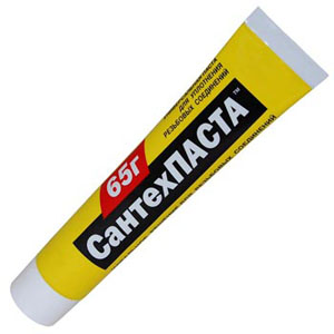Паста универсальная для уплотнения резьбовых соединений Сантехпаста 65гр купить в отделе магазина Экономстрой