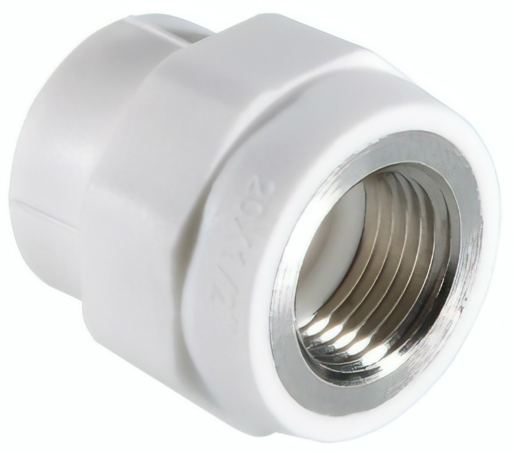 картинка Соединитель PP-R с переходом на внутреннюю резьбу, Valtec VTp.702.0.02004, 20х1/2" от магазина Экономстрой