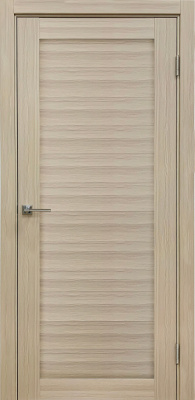Дверь межкомнатная экошпон Верда (Verda) Лайт-1 ДПГ, кремовая лиственница, 2000х700 мм