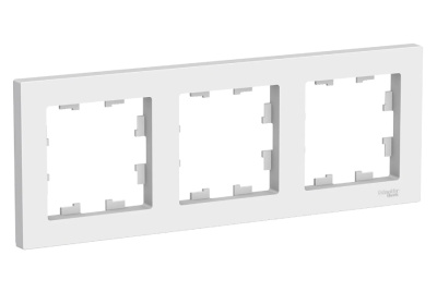 Рамка 3 поста белый Atlas ATN000103 купить в отделе магазина Экономстрой