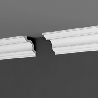 Плинтус потолочный 2 м П01 50/50  купить в отделе магазина Экономстрой