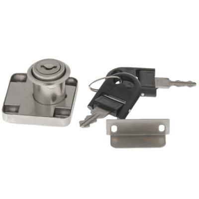 Замок мебельный, белый цинк, 1 шт купить в отделе магазина Экономстрой