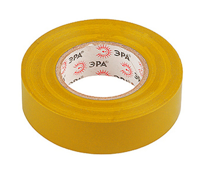 Изолента ПВХ ЭРА 15мм х 20м желтая купить в отделе магазина Экономстрой