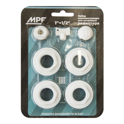 Набор комплектующих для установки радиатора 1"х1/2" ИС.030066 купить в отделе магазина Экономстрой