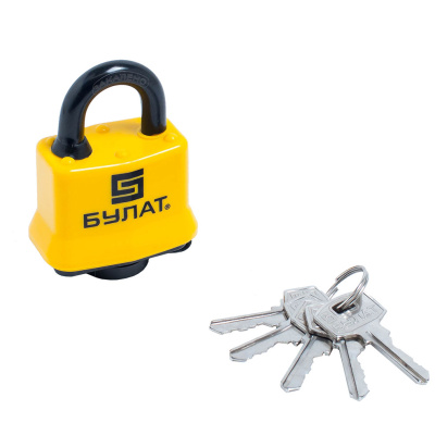 Замок навесной Булат ВС 0340 всепогодный, 5 кл. d=8 мм купить в отделе магазина Экономстрой