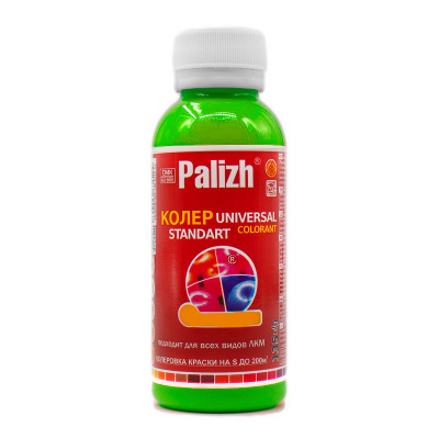 Колер универсальный Palizh (Палитра) N 13.1, салатный интерьерный, 100 мл купить в отделе магазина Экономстрой