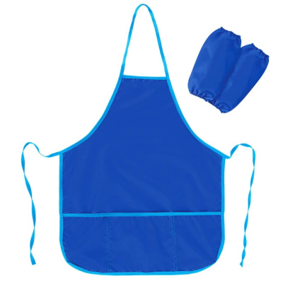 Фартук с нарукавниками для труда и занятий творчеством ПИФАГОР, 44х55 см, синий, 228361, 748773 купить в отделе магазина Экономстрой