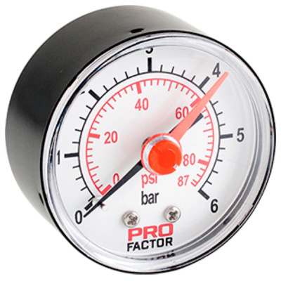Манометр для насоса аксиальный, диаметр 53 мм, 6 бар, 1/4" купить в отделе магазина Экономстрой