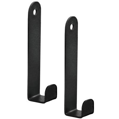 Крючок Manzzaro, настенные, черный муар, 7х1,5х1,5 см, 2 шт