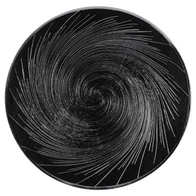 Салфетка сервировочная Regent inox, Desco Linea, черный/серебро, d 38 см купить в отделе магазина Экономстрой