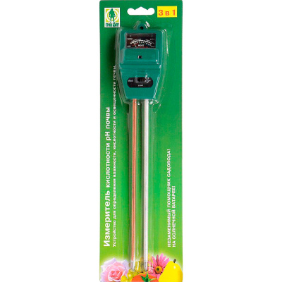 Измеритель рН кислотности почвы Грин Бэлт 3 в 1 купить в отделе магазина Экономстрой