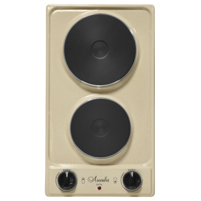 Плитка электрическая Лысьва, ЭПБ 22, 2 конфорки, светл, 2,2 кВт купить в отделе магазина Экономстрой