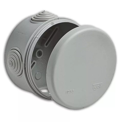 Коробка распаячная для открытой проводки RUVinil (IP55) 67025, 80х50 мм