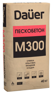 Пескобетон М-300 Dauer, 40 кг купить в отделе магазина Экономстрой