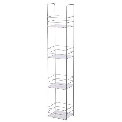 Стеллаж для ванной комнаты Vanstore, Practic, 4 яруса, 17х16х87 см