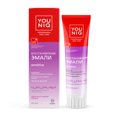 Зубная паста YOUNIQ для чувствительных зубов, 100 гр купить в отделе магазина Экономстрой