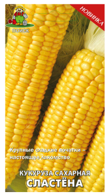 Семена Кукуруза сахарная Сластена, 5 гр.