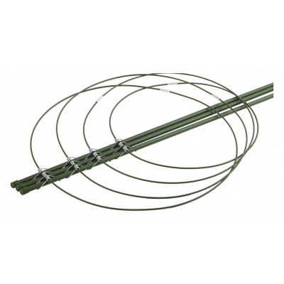 Поддержка для цветов Green Apple, 3 кольца, 60 см