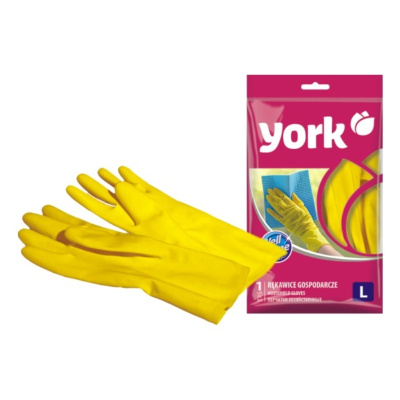 Перчатки резиновые YORK (L) 092010 купить в отделе магазина Экономстрой