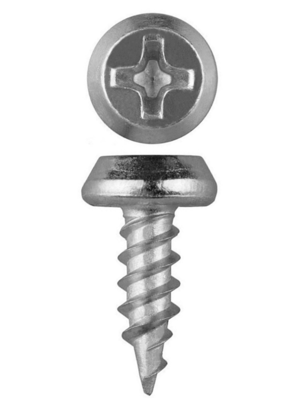 картинка Саморез клоп ГОСКРЕП ШСММ оцинкованный, острый, 3,5х9,5 мм (50 шт) от магазина Экономстрой