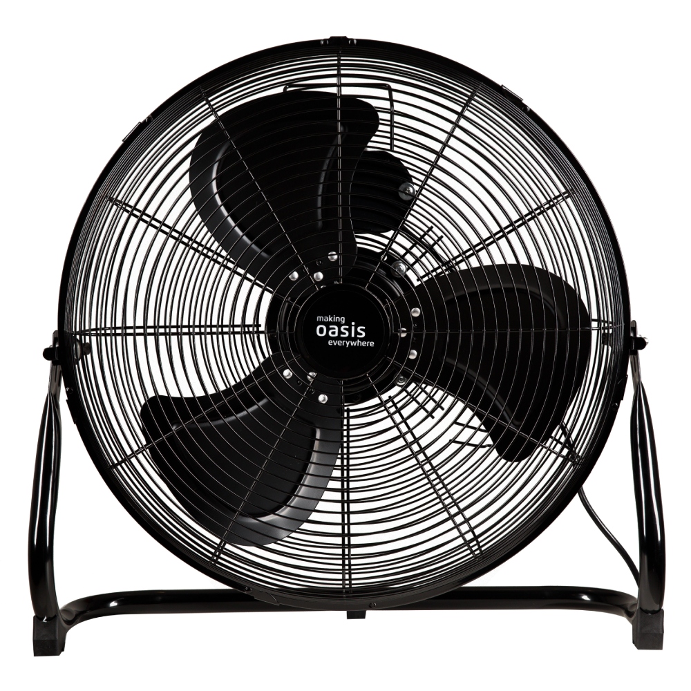 Вентилятор напольный Oasis, VN-110 B, металлический корпус, черный, 3 скорости, d 450 мм купить в отделе Вентиляторы и кондиционеры магазина Экономстрой
