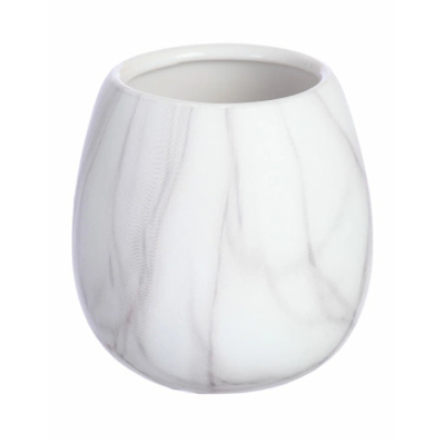 Стаканчик белый мрамор купить в отделе магазина Экономстрой