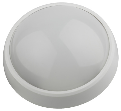 Светильник светодиодный IP54 12W 4000K 960lm ЭРА SPB-1-12-MWS (W) с датчиком движения, 220х98 мм, круглая, Б0036413 купить в отделе магазина Экономстрой