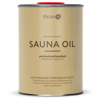 Масло для защиты древесины в саунах и банях Elcon Sauna Oil, 1 л купить в отделе магазина Экономстрой