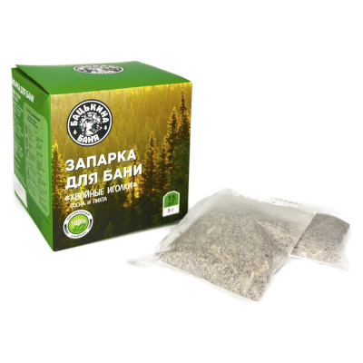 Универсальный фильтр-пакет для заваривания Бацькина баня, Хвойные иголки(сосна+пихта), 15 шт. по 5 г купить в отделе магазина Экономстрой