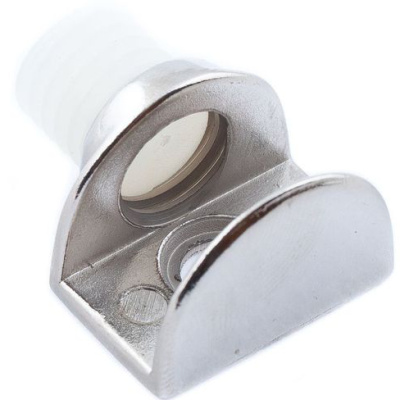 Стеклодержатель п-образный Element, на шурупе, никель, 2 шт купить в отделе магазина Экономстрой